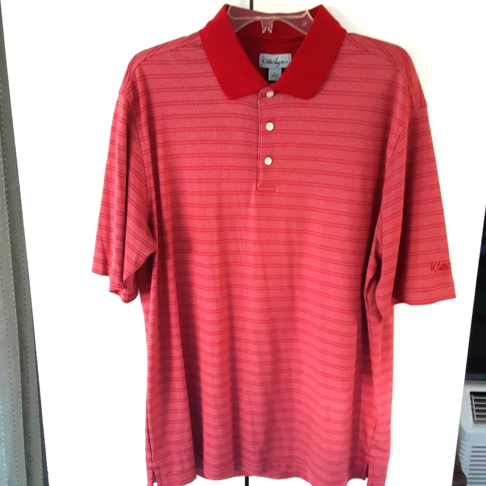 Golf Polo Shirt Walter Hagen, Red, Size L